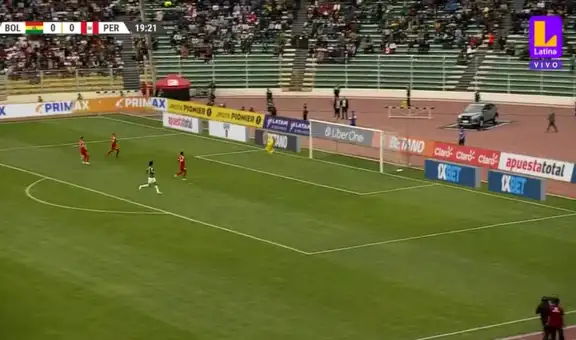 ¡Error de Zambrano y gol de Bolivia! Henry Vaca, exjugador de la 'U', anotó el 1-0 contra Perú