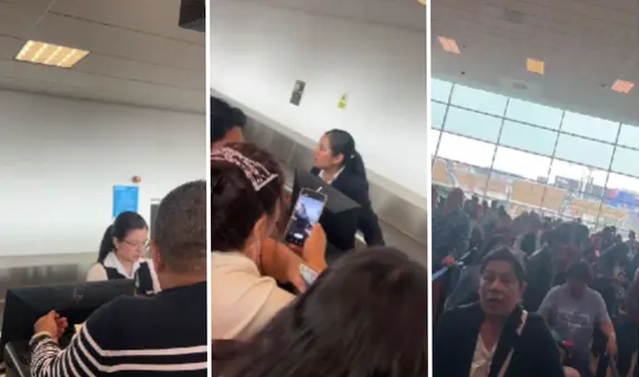 Jorge Chávez: decenas de pasajeros reclamaron por vuelos cancelados