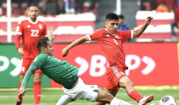 Yoshimar Yotún no dejó que Piero Quispe declare a la prensa tras derrota de Perú ante Bolivia