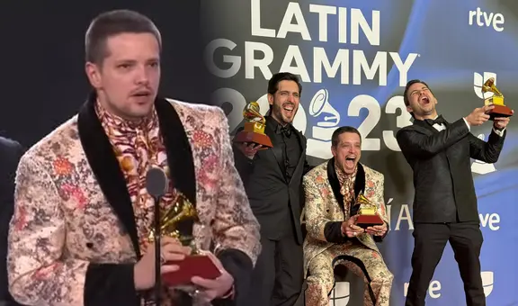 Lasso ganó su primer Latin Grammy por 'Ojos marrones': así celebró el cantante venezolano