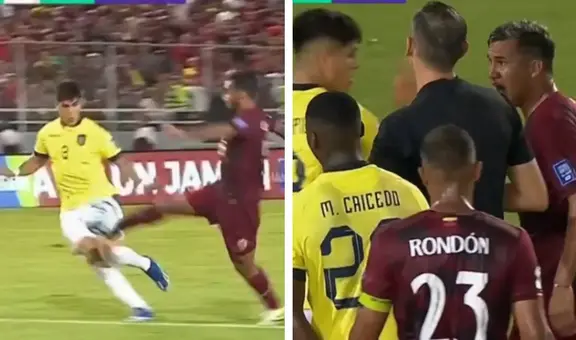 ¿Fue penal? La falta sobre Cristian Cásseres que desató polémica en el Venezuela vs. Ecuador