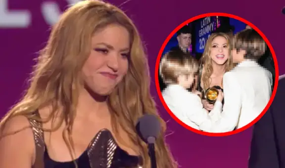 Shakira hace promesa a sus hijos tras ganar Grammy a mejor canción del año con Bizarrap