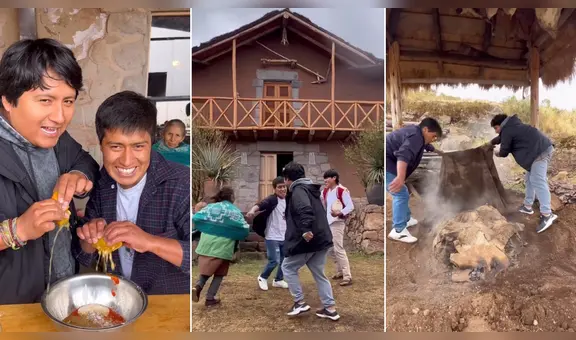 Waldir Maqque y Sibenitoo se juntaron para preparar una deliciosa Pachamanca