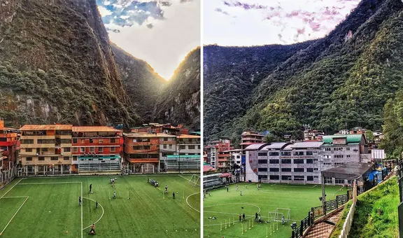 Entre las montañas: el impresionante estadio de fútbol en Machu Picchu que es viral