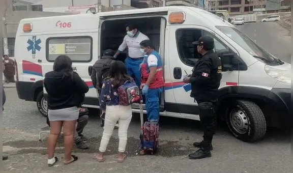Escolares se salvan de morir tras choque de bus y camión sin frenos en Tacna
