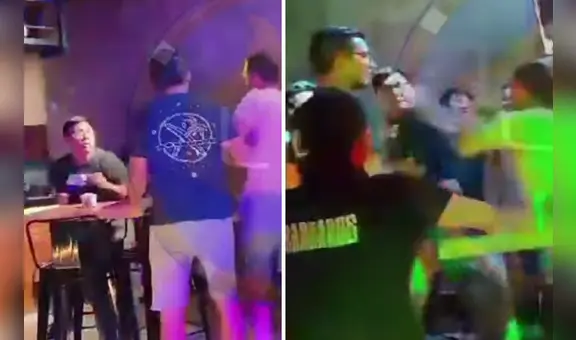 Fiscales se agarran a golpes con sujetos en interior de discoteca en Loreto