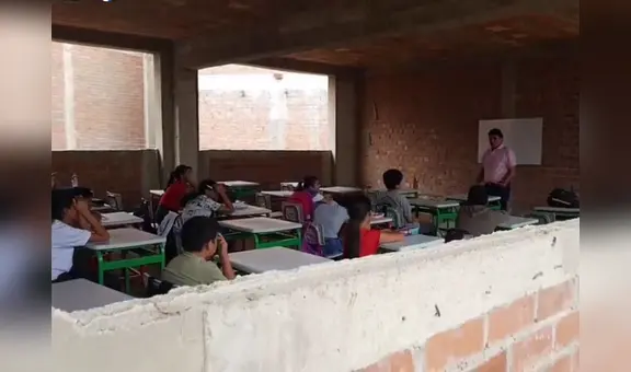 Nuevo riesgo a alumnos de colegio abandonado en Chiclayo