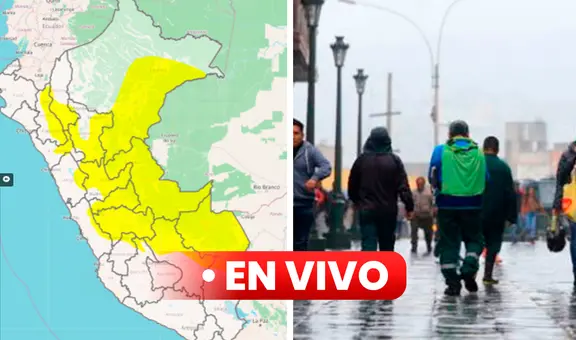 Lluvias en Perú EN VIVO: 16 regiones con probabilidades altas de registrar lluvias