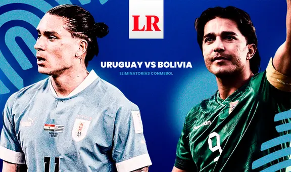 VER Uruguay vs. Bolivia EN VIVO: horarios y canales del partido por las Eliminatorias 2026