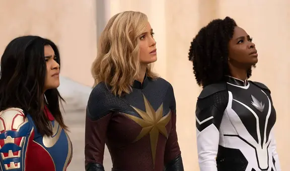 'The Marvels' sufre estrepitosa caída en taquilla y alcanza triste cifra en el cine de superhéroes