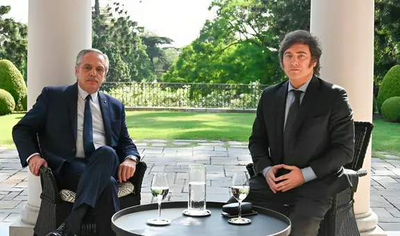 Javier Milei y Alberto Fernández se reúnen para iniciar proceso de transición en Argentina