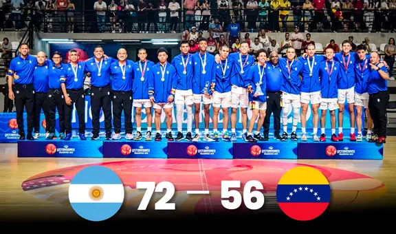 ¡Subcampeones! Argentina superó a Venezuela 72-56 en la FINAL del Sudamericano U17 básquet 2023