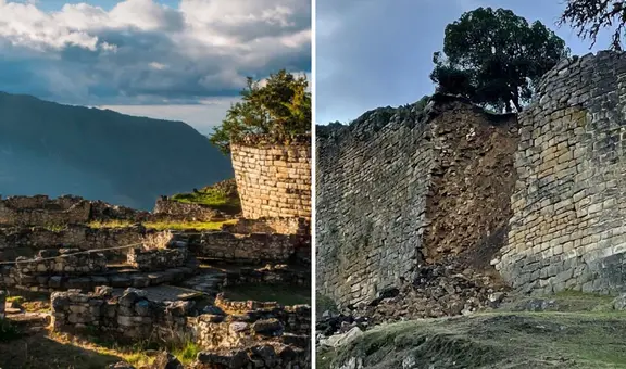 Kuélap: expertos buscan determinar cómo drenar el agua ante futuras lluvias y prevenir daños