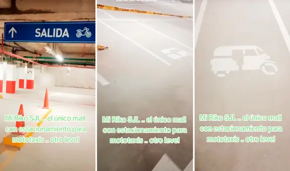 Peruano encuentra estacionamiento para mototaxis en mall y afirma: “SJL es inclusivo”