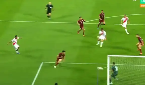 Joao Grimaldo realiza genial jugada con 'huacha' incluida y casi anota el 2-0 de Perú