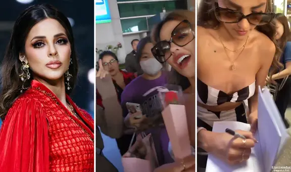 Luciana Fuster es recibida en Vietnam como una estrella: fans piden autógrafos a la miss Grand 2023