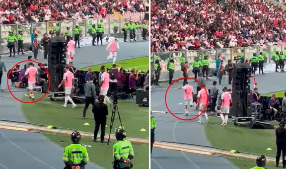 Sergio Peña se molestó por no jugar con la selección peruana y casi termina lastimando a una persona