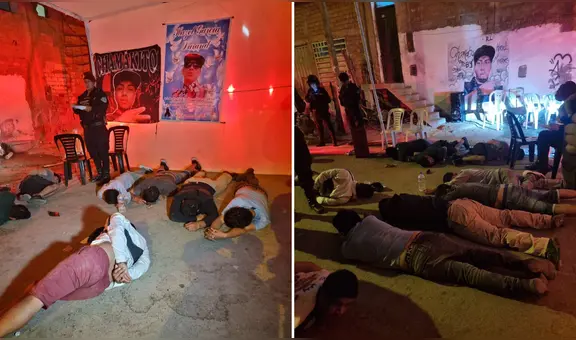 Puente Piedra: detienen a 9 sujetos en un velorio tras apuntar con armas de fuego a los vecinos