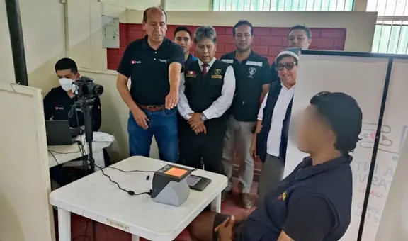 Hubo registro biométrico de extranjeros en penales de Trujillo