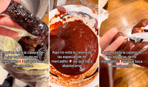 Peruana en Europa extraña el ají panca y lo prepara como en mercado: "Aquí no hay casera de las especies"