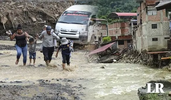 Lluvias en Perú: 112 familias afectadas deja el desborde de ríos en Huánuco