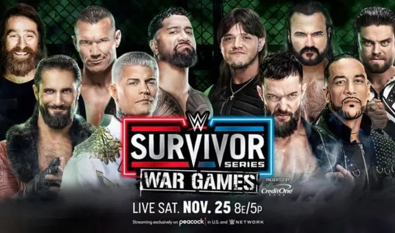 WWE Survivor Series 2023 EN VIVO HOY: transmisión, cartelera y horario