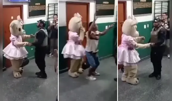 Pucallpa: detenido se roba el show durante sorpresa que le daba una novia a su pareja policía