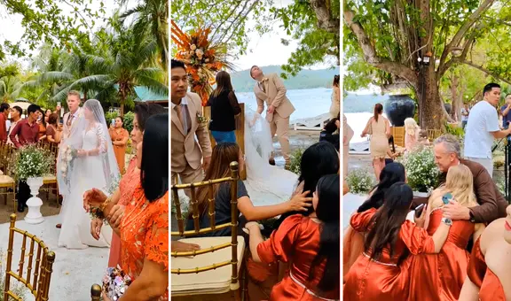 Pareja de novios llega al altar y fuerte temblor arruina el momento: “¿Fue un presagio?”