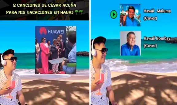 ¡Lo hizo de nuevo! Tito Silva la rompe en redes con nuevo tema alusivo a César Acuña: 'Hawái'