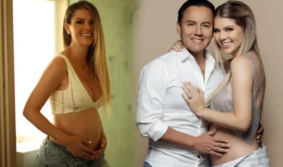 Brunella Horna publica emotiva foto con su hijo recién nacido: "Mi príncipe azul"