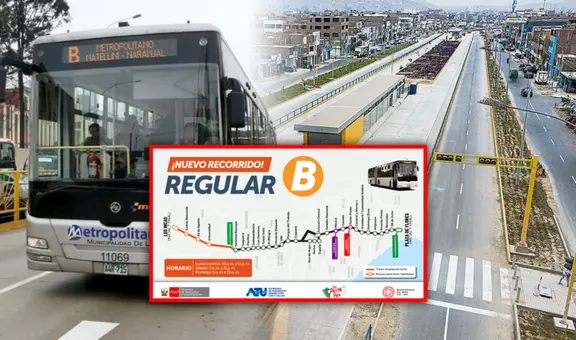 Metropolitano: estas son las estaciones por las que no pasará la ruta B desde el 15 de diciembre