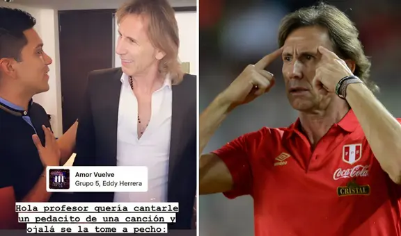 Christian Yaipén dedica icónico tema a Ricardo Gareca y le pide volver a la Bicolor: “Alivia mi agonía”
