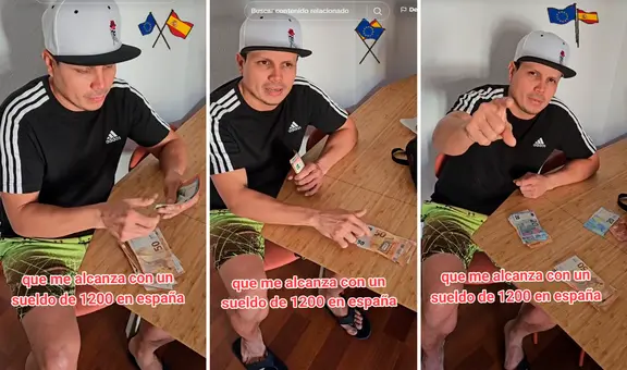 Venezolano revela qué hace con €1200 mensuales en España y usuarios le dicen: “Mándame unos 100”