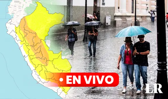 Lluvias en Perú EN VIVO: Senamhi advierte que regiones serán afectadas por precipitaciones