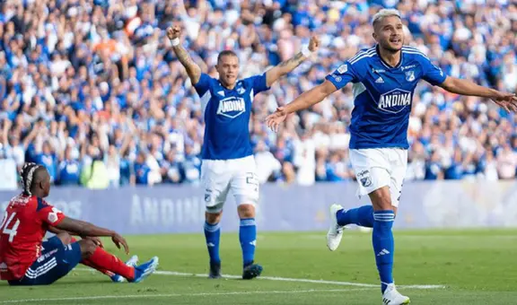 ¡Con lo justo! Millonarios venció 1-0 a Independiente Medellín por la Liga BetPlay 2023