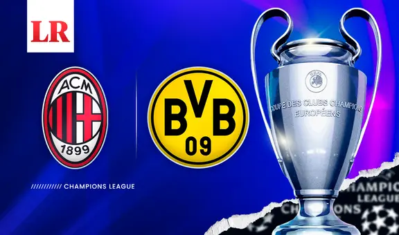 AC Milan vs. Borussia Dortmund EN VIVO: ¿a qué hora y dónde ver el partido por la Champions League?