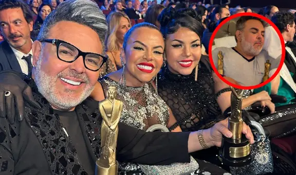 ¡Al mismo estilo que Messi!: así celebró Andrés Hurtado tras ganar 2 premios Martín Fierro 2023