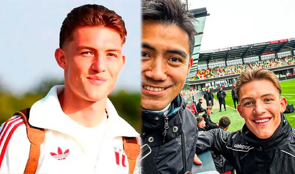 Oliver Sonne tuvo emotivo detalle con hincha peruano en Dinamarca pese a no debutar con Perú