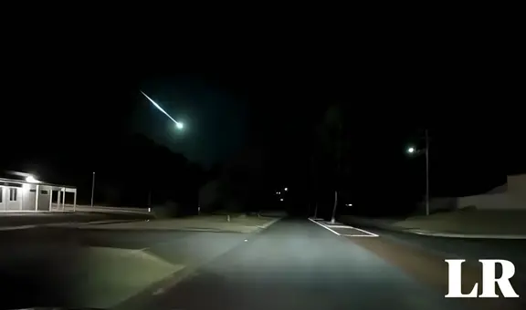 Impresionante bola de fuego atraviesa el cielo y deja impactados a ciudadanos en Australia
