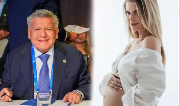 ¡Abuelo chocho! César Acuña comparte emotiva foto junto a Brunella y Richard: “Sumamente emocionado”