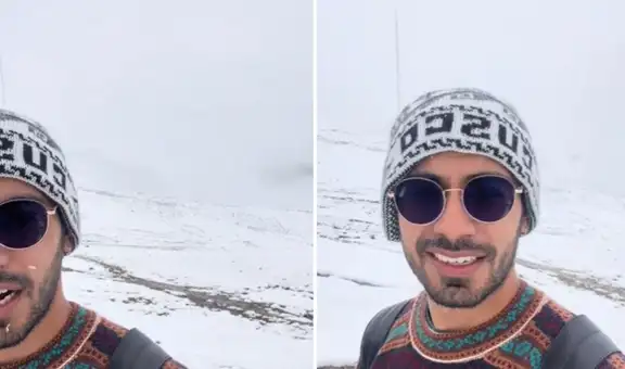 Colombiano llega a montaña de 7 colores en Cusco, pero no lucía como esperaba: “Le falta colorear”