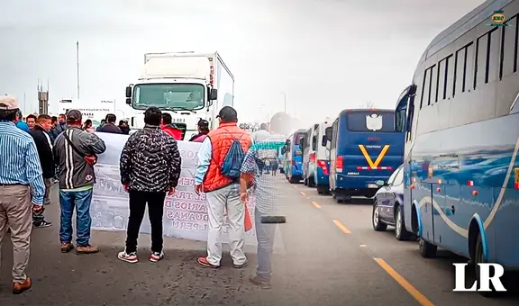Frontera Perú-Chile bloqueada por paro de transportistas en Tacna: ¿qué exigen?