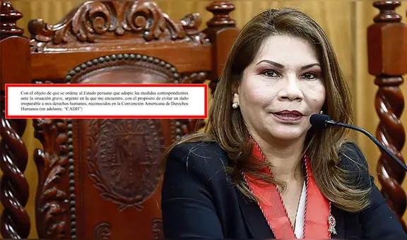 Marita Barreto solicita protección a la CIDH ante posibles represalias de Patricia Benavides