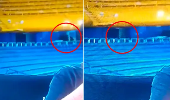 Aparece 'fantasma' en La Bombonera: hinchas de Boca hacen viral video de una silueta negra