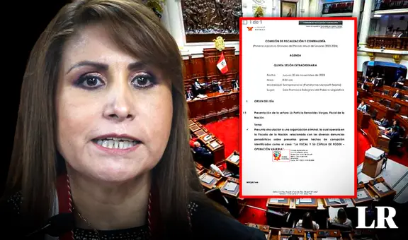 Comisión de Fiscalización cita a Patricia Benavides tras ser acusada de liderar organización criminal