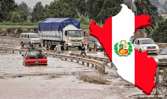 Intensas lluvias en Perú restringen tránsito en 43 carreteras: ¿cuáles son y en qué regiones?