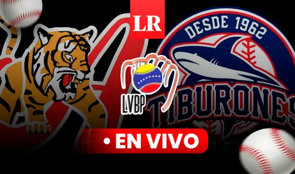 Tiburones vs. Tigres por la LVBP 2023-24 EN VIVO: ¿cuál es el horario y canal para VER el juego?