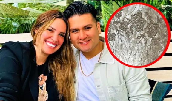 Cassandra Sánchez muestra detalles exclusivos de su vestido de novia para su boda con Deyvis: "Amándolo"