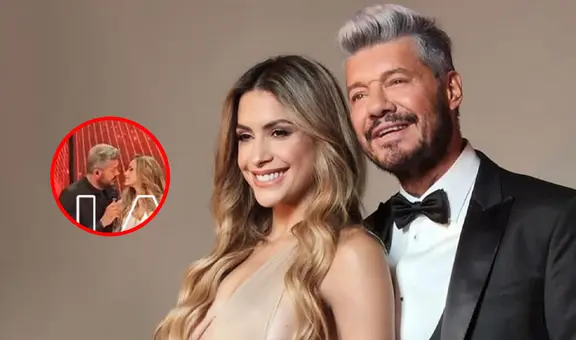 Marcelo Tinelli y Milett Figueroa ponen fin a rumores de crisis con apasionado beso