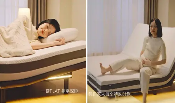 Xiaomi lanza una 'cama inteligente' que es antirronquidos y puede volverse un cómodo sofá